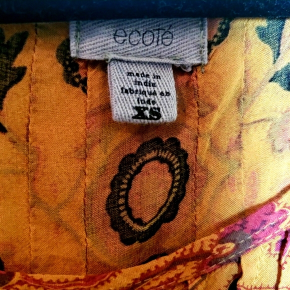 **SOLD** Urban Outfitters Ecote Yellow Amethyst Frock Dress - Picture 4 of 4